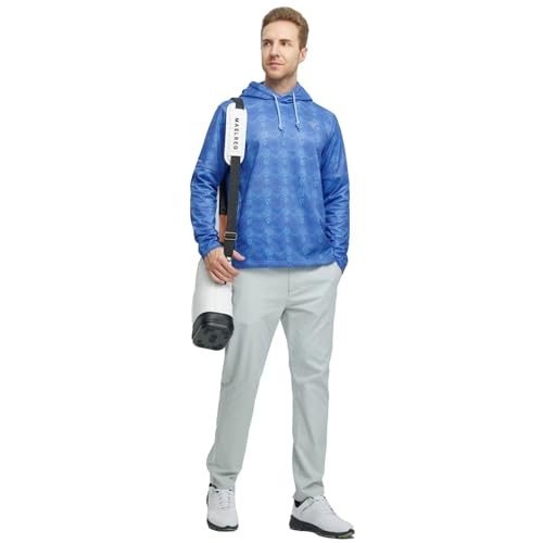 M MAELREG Hoodies for Men Golf Fleece Hooded Sweatshirts Dry Fit Athletic Lightweight Casual Midlayer Mens Hoodies Pullover3