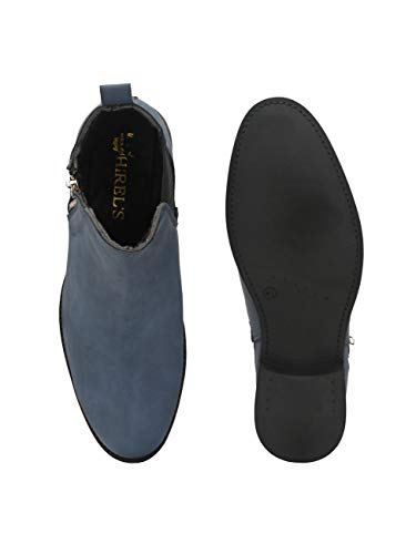 Image of HiREL'S Men's Chelsea Zipper Boots | Soft Cushioned Insole, Slip-Resistance, Dynamic Feet Support, Arch Support & Shock Absorption
