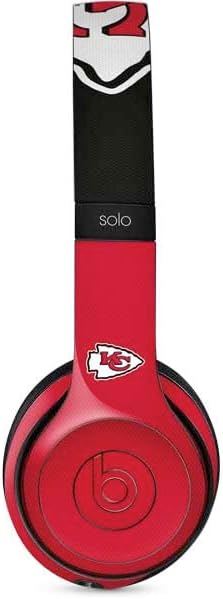 Skinit Decal Audio Skin Compatible with Beats Solo 3 Wireless - Officially Licensed NFL Kansas City Chiefs Zone Block Design