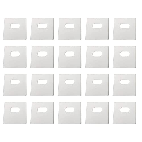 Yjcnelcr 40 Pcs Vertical Curtain Repair Simple Clear Adhesive Repair Sticker Tape for Vertical Blinds