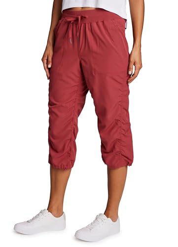 Image of RBX Active Capri Pants for Women Joggers Stretch Lightweight Women's Casual Pant Capri with Drawstring