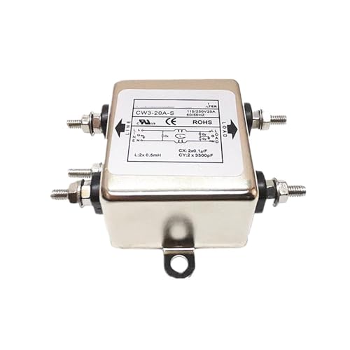 Filtro de potencia CW3-20A-ST monofásico de 20A para interferencias eléctricas