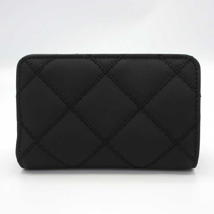 Tory Burch 150061 0723 001 Wallet Bi-Fold Wallet, Wira Matte, Medium, Quilted Style, Women's, Black, BLACK / 0013