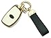 vurbemes TPU Key Fob Cover Case fit for 2019 2018 2017 2016 2015 2014 2013 Hyundai Sonata Tucson Elantra Keyless Entry Key Fob (White)