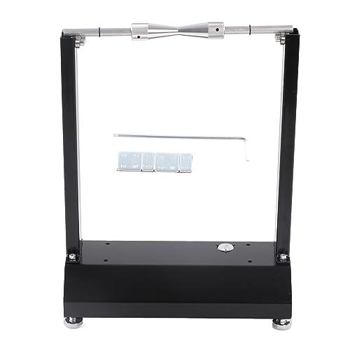 Equilibratrice per Ruote per Moto con Coni di Centraggio Regolabili, Supporto per Equilibratura Pneumatici per CerchioniFacile Manutenzione e una Regolazione Intelligente