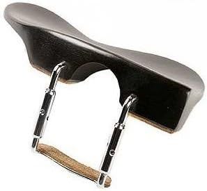 Ohrenform 3/4-4/4 Violin Chinrest - Ebony with Standard Bracket