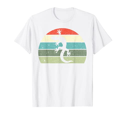 Vintage Animal Reptil Gecko Lover Lizard Wildlife Gecko Camiseta