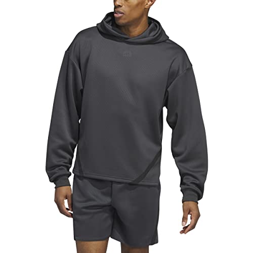 Adidas Men S Select Hoodie, Carbon Black, Small Adidas Men S Select Hoodie, Carbon Black, Small