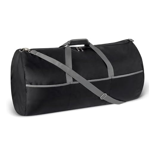 Amazon Basics - Seesack / Reisetasche, groß, 98 l, Schwarz