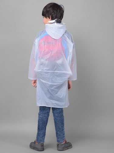 Image of Dollar Rainguard Kid's PVC Full Sleeve Solid Raincoat with Adjustable Hood and Pocket