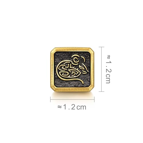 Image of CHOW SANG SANG 999 Gold Charme Chinese Zodiac Charm Bracelet for Men 19cm