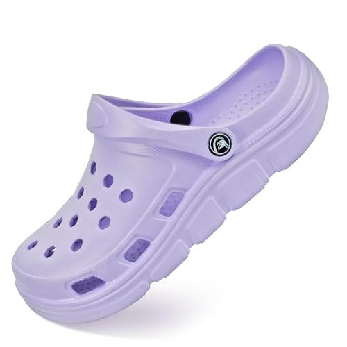 Image of PIMIO Garden Clogs for Women and Men,Slip On Work Shoes with Arch Support,Womens Mens Quick-Dry Water Shoes Casual Sandals,Comfortable Slippers