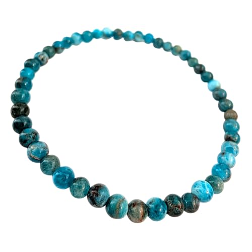 Bracelet apatites en nylon authentique de 52mm, l'éclat minéral d'un bijou de créateur raffiné
