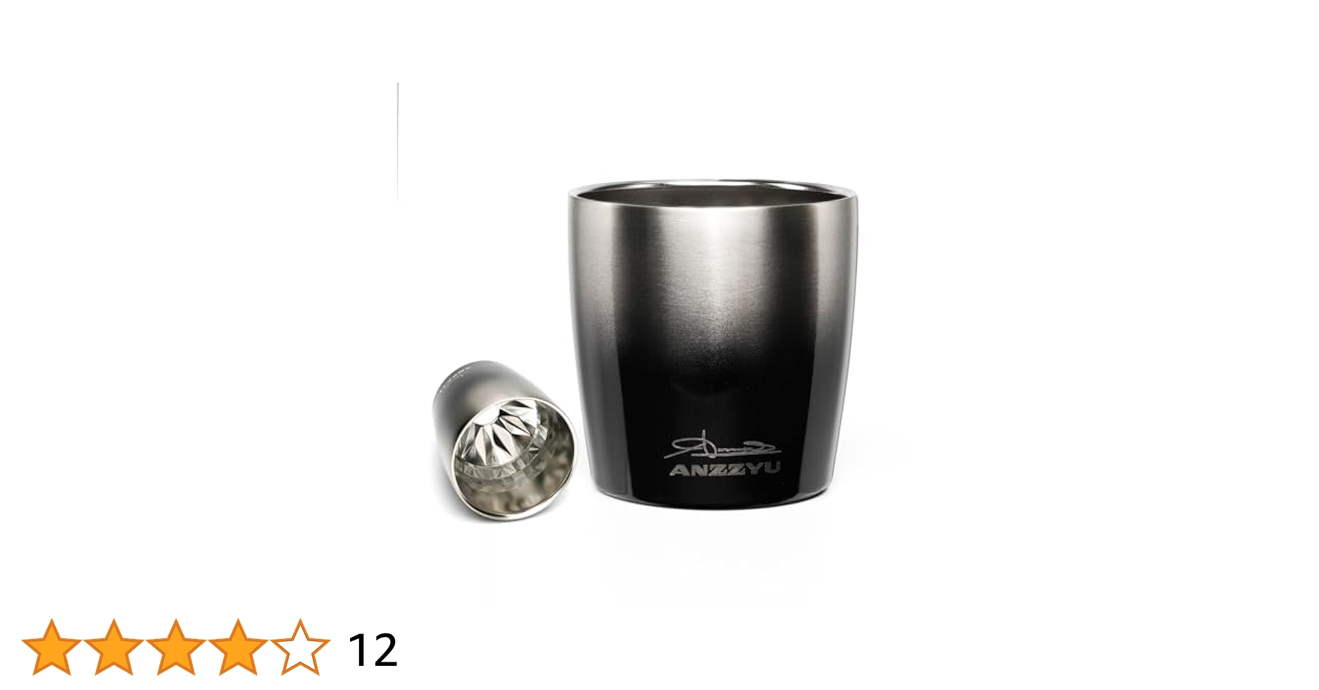 Amazon | ANZZYU 煌めきタンブラー真空断熱マグカップ