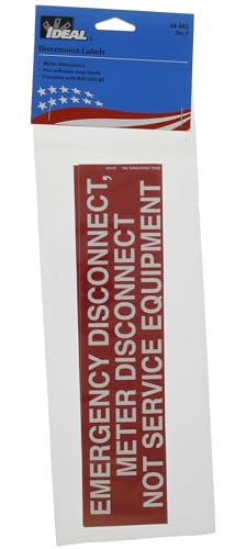 Étiquettes de déconnexion pour compteur pour condamnation de circuit 44-945 - 3