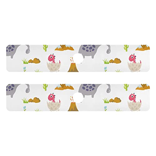 Absorbent Faucet Splash Guard Nonslip Sink Guard Diatomite Water Guard Cute Dinosaur Faucet Sink Mat For Bathroom Sink #TOP1