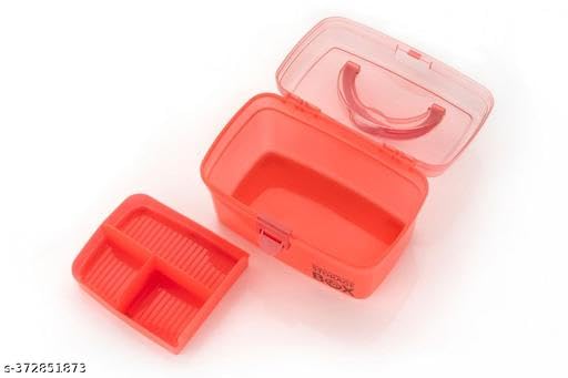 Image of Storage Box Medical Box Cabinet First Aid Medicine nizer Medicine Storage Bins Medicine Case Baby Plastic Storage Box Portable Multipurpose Plastice Storage Box Travel Stationery O (17 -P2691)