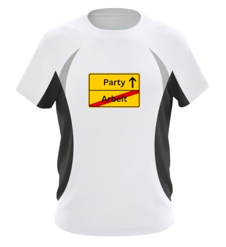 T-shirt de course pour homme Ortsschild Party Arbeit Malle haut running respirant cintré