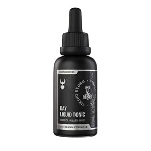 The Beard Struggle – Day Liquid Tonic Beard Oil – Silver Collection (Viking Storm) – Beard Oil for Men – Moisturize, Softens Hair, Reduces Itch – Day Time Beard Growth Oil (1 Fl oz)