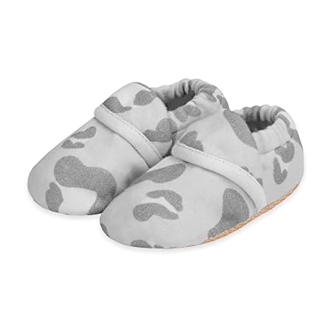 emma & noah Krabbelschuhe Baby, Jungen und Mädchen, Atmungsaktive Bio-Baumwolle Cover