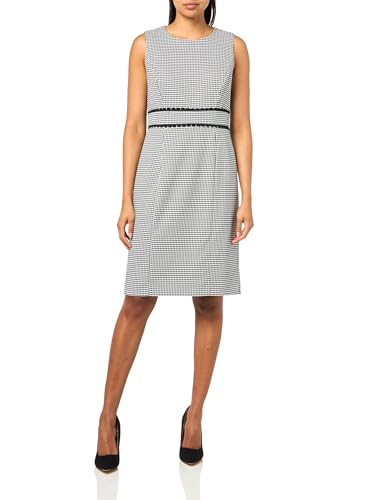 Kasper Sheath Dress W/WB Scallop Trim Robe Femme élégante pour le bureau