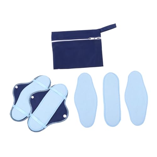 BCOATH Sanitary Napkins Safe Pants Washable Panty Liners for Women Reusable Period Pads Polar Fleece