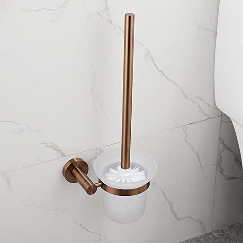 Accessoires de salle de bain or rose avec étagère d'angle