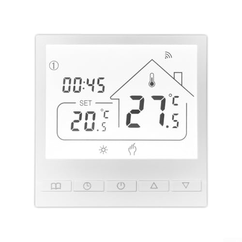 Termostato programmabile per dispositivi Tuya Smart Home con programmazione flessibile e funzioni di accesso familiare (3A WaterFloorHeating)