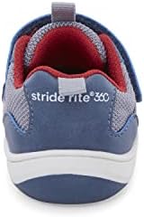 Stride Rite 360 Boys Carson Athletic Sneaker, Grey, 3 Infant | Image 3