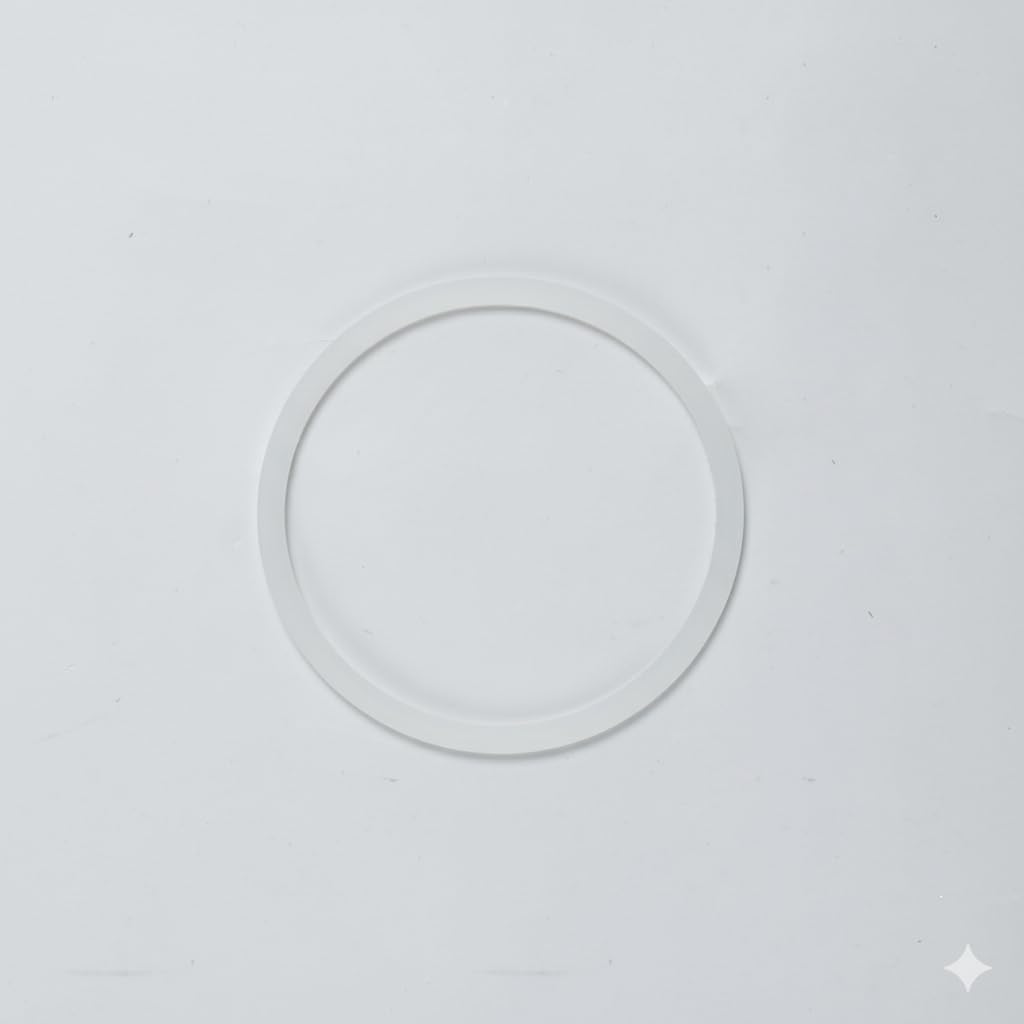 Blender Jar Base Rings Suitable for "Magic Bullet WONDERCHEF" Nutri-Blend B - Gasket Ring, 2 Units White, Silicon