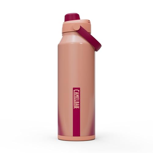 Image of CamelBak Thrive Chug Stainless Steel Water Bottle 40oz, Blush Dawn