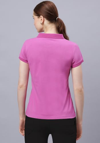 Image of Wear Your Opinion Womens Polo Collar Neck T-Shirt Top (Design: Solid)