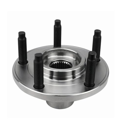 Image of Detroit Axle - Front 2pc Wheel Bearing Hub Kit for 07-10 Ford Edge Lincoln MKX, Wheel Bearing & Hub Driver Side CV Axle 2007 2008 2009 2010 Replacement