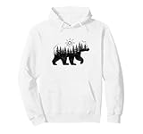 Photo Gallery silhouette di un orso pino alberi e sole minimalista felpa con cappuccio Photo Gallery silhouette di un orso pino alberi e sole minimalista felpa con cappuccio