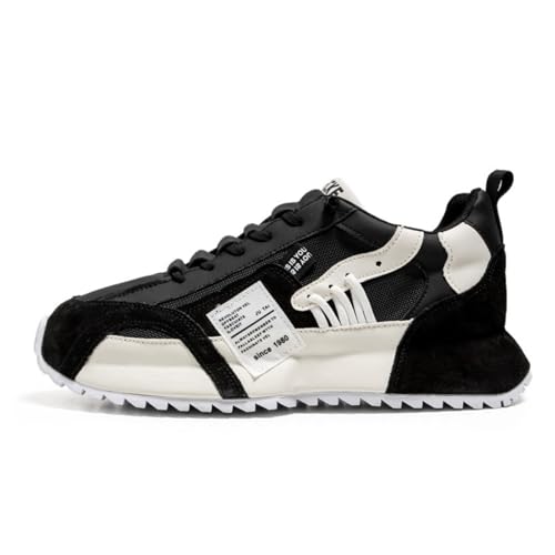 Men's Low - top Lace - up Casual Sneakers: Breathable Mesh, Thick Bottom. Great for Running, Jogging, Camping, All - Season Wear.