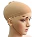 WINOMO 2pcs Confortable Doux Jersey Unisexe Perruque Filet Cap Snood (Couleur Peau)