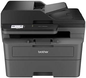 Brother MFC-L2860DWE 4-in-1-Multifunktions-Laserdrucker, 34 ppm, Duplexdruck, 6,8 cm Touchscreen-Farbdisplay, Fast Ethernet, WLAN mit 5 GHz und USB 2.0