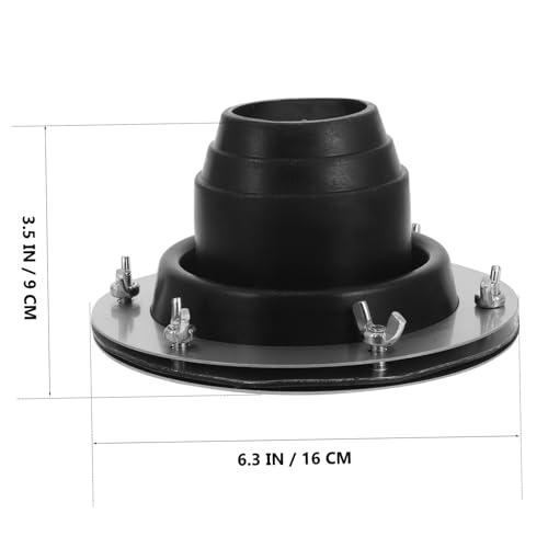 Anillo protector de acero inoxidable NULYLU con conector antiescaldamiento de chimenea 3