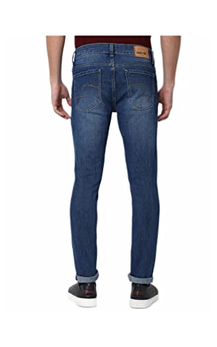 Image of Spykar Men's Skinny Fit Low-Rise Casual Jeans