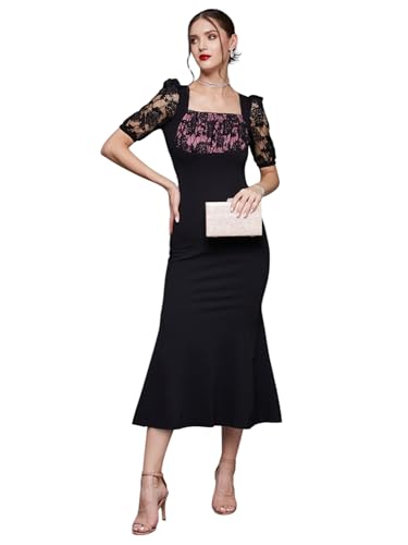 Image of Miss Chase Women's Sleeveless Collared Bodycon Above-Knee Polyester Dress