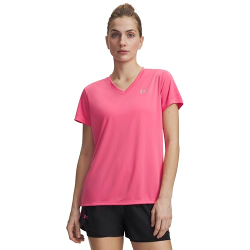 Image of Under Armour Women's Velocity Solid Short Sleeve V Neck T Shirt