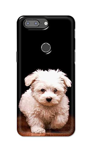 Image of PRINTFIDAA� Printed Hard Back Cover Case for OnePlus 5T Back Cover (Puppy Dog) -2808