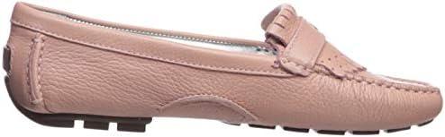 Marc Joseph New York Womens Leather Made in Brazil South Street Kilt Loafer, Geranium Grainy, 5 M US | Image 5