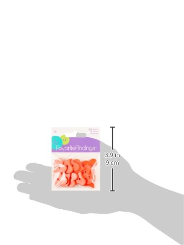 Blumenthal Lansing Favorite Findings Buttons, Feets, 12/Pkg, Valentines Hearts #TOP2