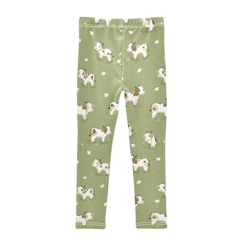 Girls' Leggings Cows Cute Kids Yoga Tights Pants 1 Pack 208615192