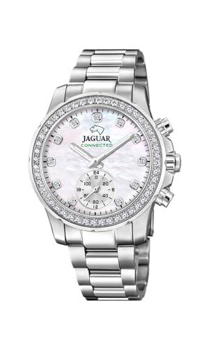 Jaguar Reloj Mujer J980 1 Connected Lady Caja De Acero Inoxidable 316l Plateado Correa De Acero Inoxidable 316l Plateado Jaguar Reloj Mujer J980 1 Connected Lady Caja De Acero Inoxidable 316l Plateado Correa De Acero Inoxidable 316l Plateado