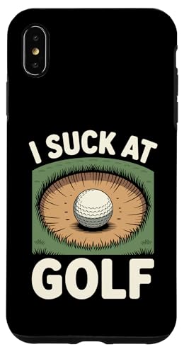 I Suck At Golf Loser Dad ȃW[N St X}zP[X iPhone XS Max p