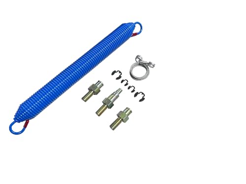 For Hendrickson Quick Align Pivot Bolt Bushing Kit,Cable and Stud Bolts w/Retaining Rings for 1987-2008 Peterbilt 357 377 379, Replace 13-03761, 13-03663, L92-6000-0718, 13-04638, 13-03662
