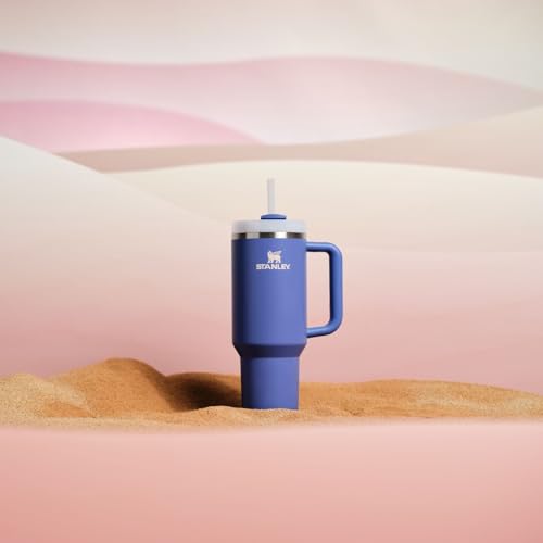 Image of STANLEY Quencher H2.0 Tumbler with Handle and Straw 40 oz | Flowstate 3-Position Lid | Cup Holder Compatible for Travel | Insulated Stainless Steel Cup | BPA-Free | Exclusive Lupine
