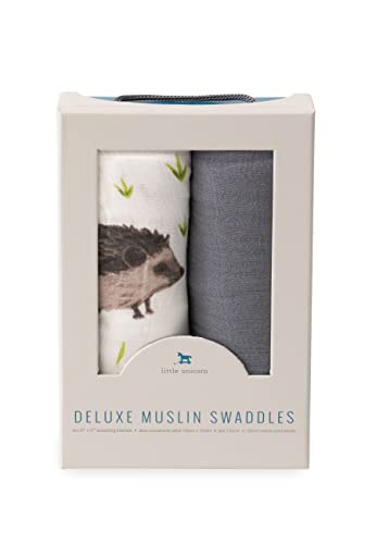 Image of Little Unicorn Deluxe Muslin Swaddle Blanket | Rayon Made from Bamboo | 47 inch x 47 inch | Unisex